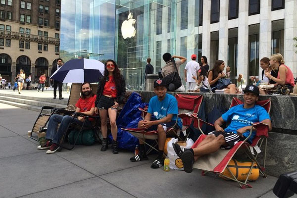 Apple Store Times Square Wait